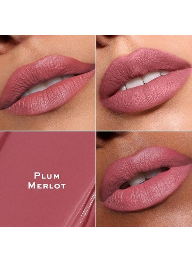 كيرو أحمر شفاه سائل ناعم غير لامع من كيرو فيلفيت سوفليه - لون برقوقي مرلو، 5 مل | تركيبة موس مرطبة وخفيفة الوزن | لون غني، لمسة نهائية غير لامعة تدوم طويلاً - Image 3